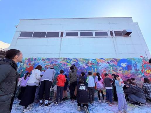 栄区役所 MURAL ART &ワークショップ